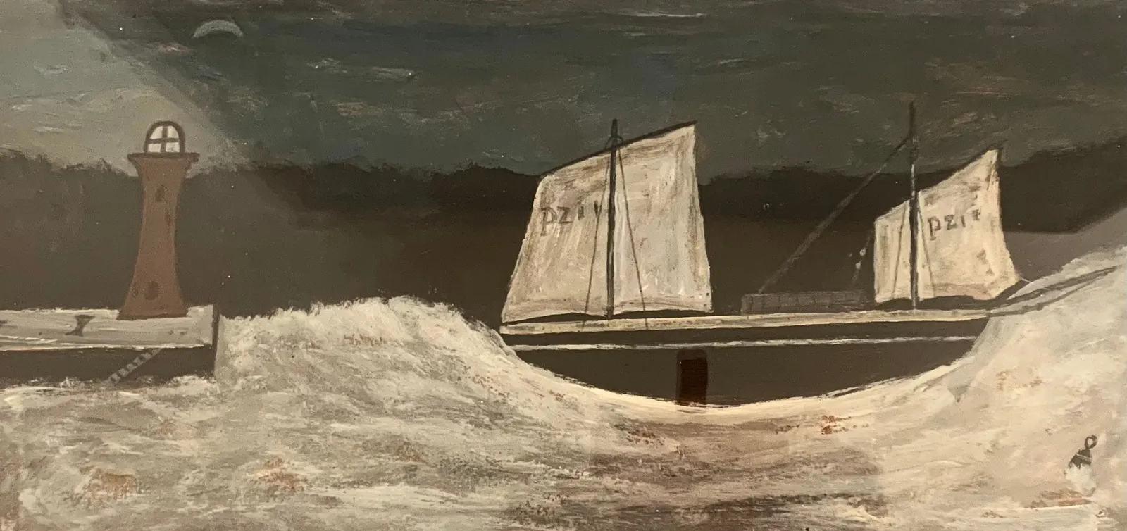 Max Wildman, Lugger PZ11 Coming In