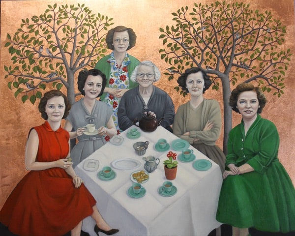 Marcelle Milo-Gray, Tea with Mother , 2025