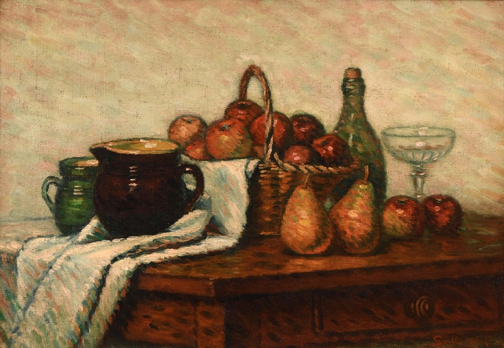 ARMAND GUILLAUMIN, Nature morte aux pommes, circa 1879