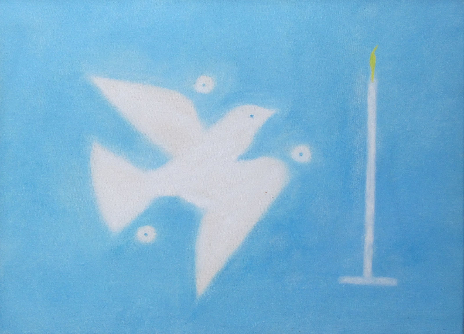 CRAIGIE AITCHISON CBE RA, Dove and Candle, 1977