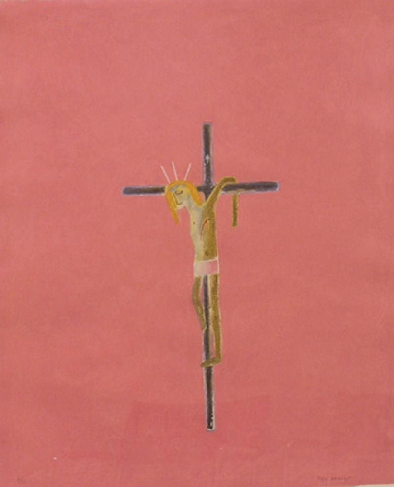 CRAIGIE AITCHISON CBE RA, Pink Crucifixion, 2004