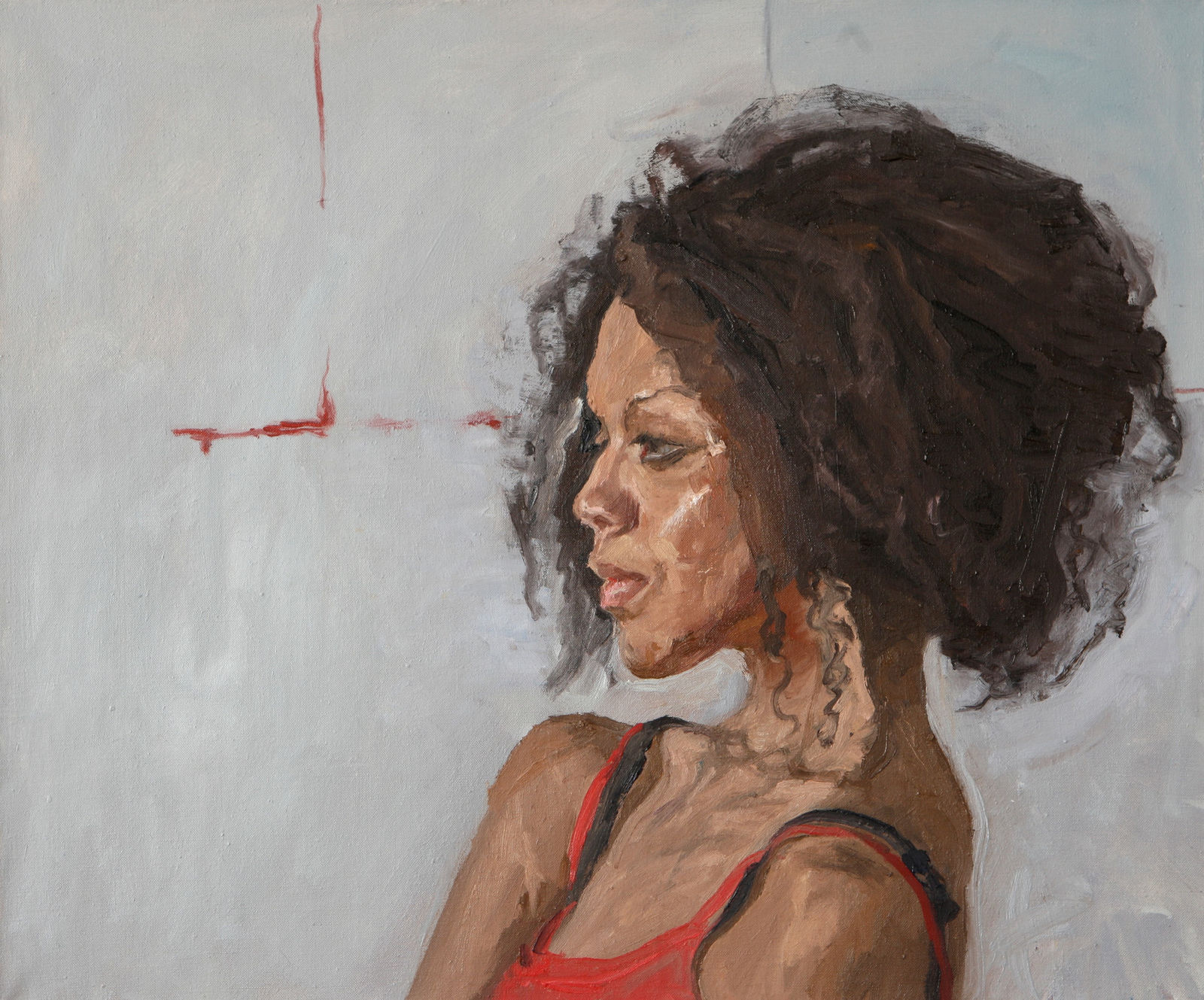 JAMES LLOYD, Phoebe in Red Vest