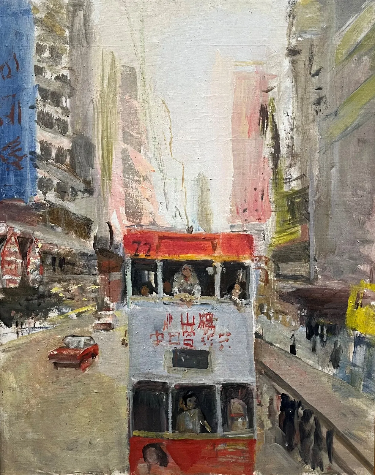 ANTHONY EYTON, A Tram in Hong Kong