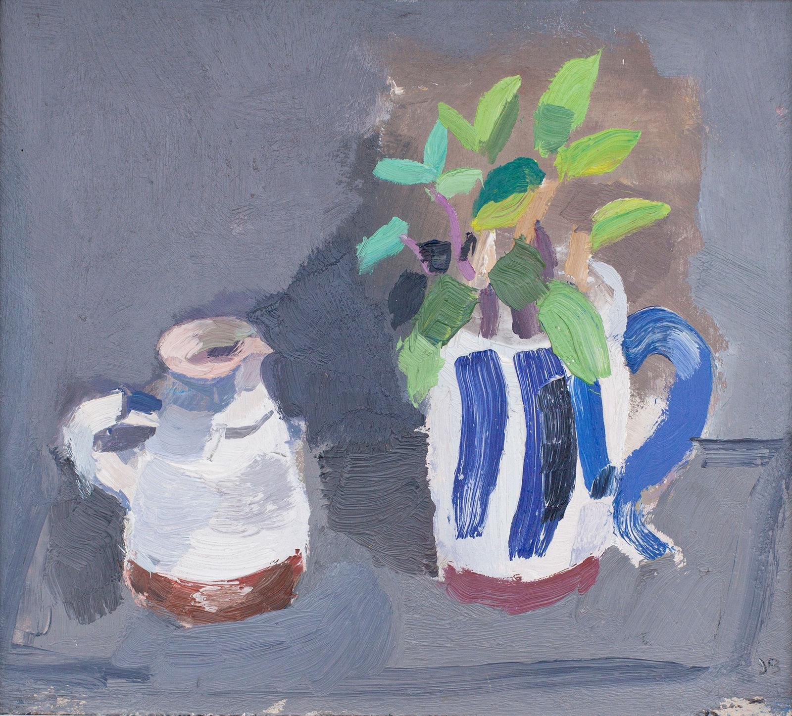 JULIAN BAILEY, Genovese Basil in a Handmade Cup