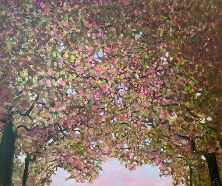 ED GILBERT, Under Spring Copper Beeches, 2021