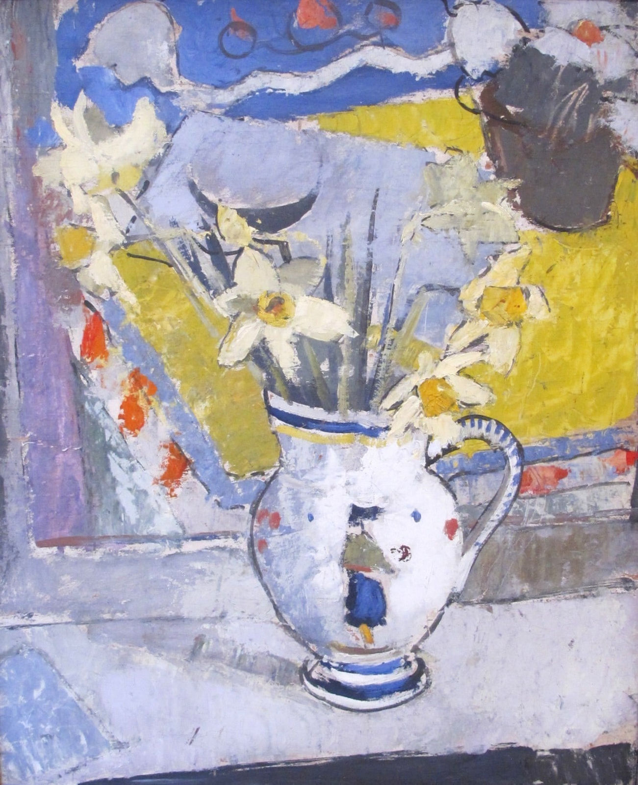 ANNE REDPATH, Daffodils in a Breton Jug, circa 1952