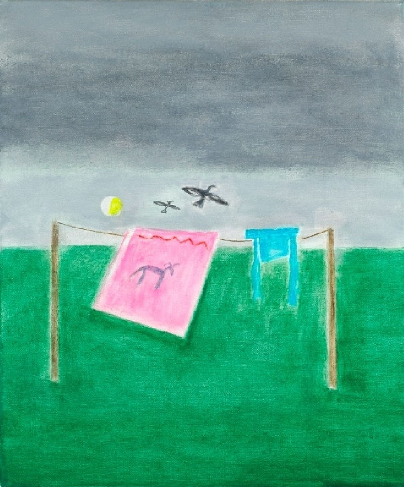 CRAIGIE AITCHISON CBE RA, Washing Line, Montecastelli, 2001
