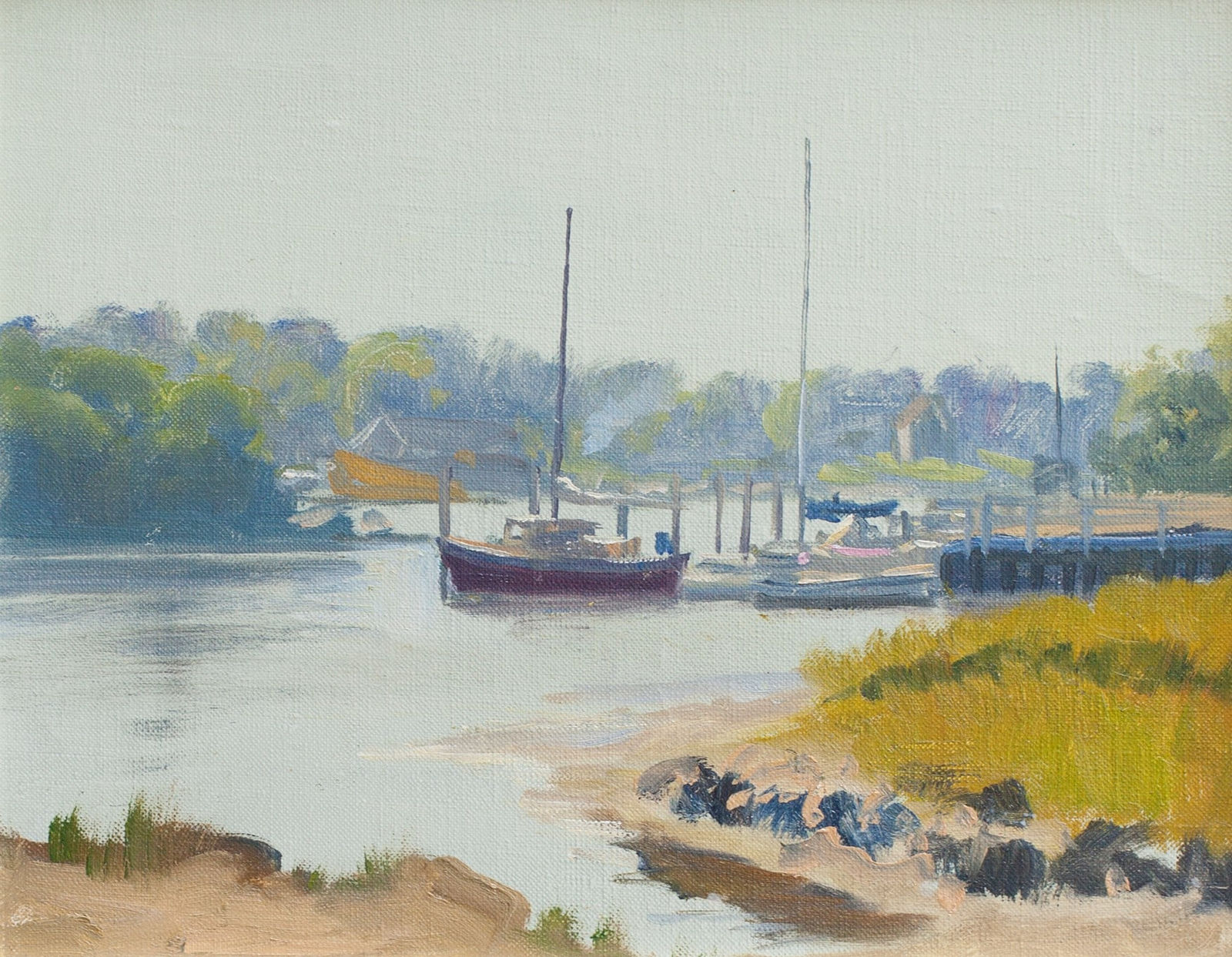 JULIAN BARROW, A Long Island Inlet, New York, USA