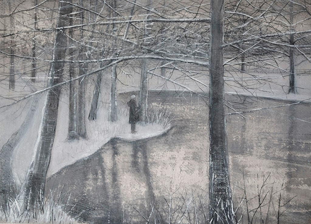 THOMAS LAMB, Yuki beside Lake, Study II