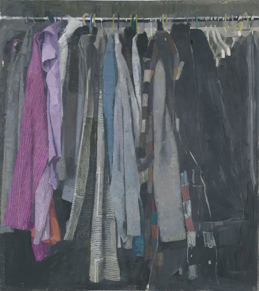 EILEEN HOGAN, Self Portrait through Wardrobe 2, 2015