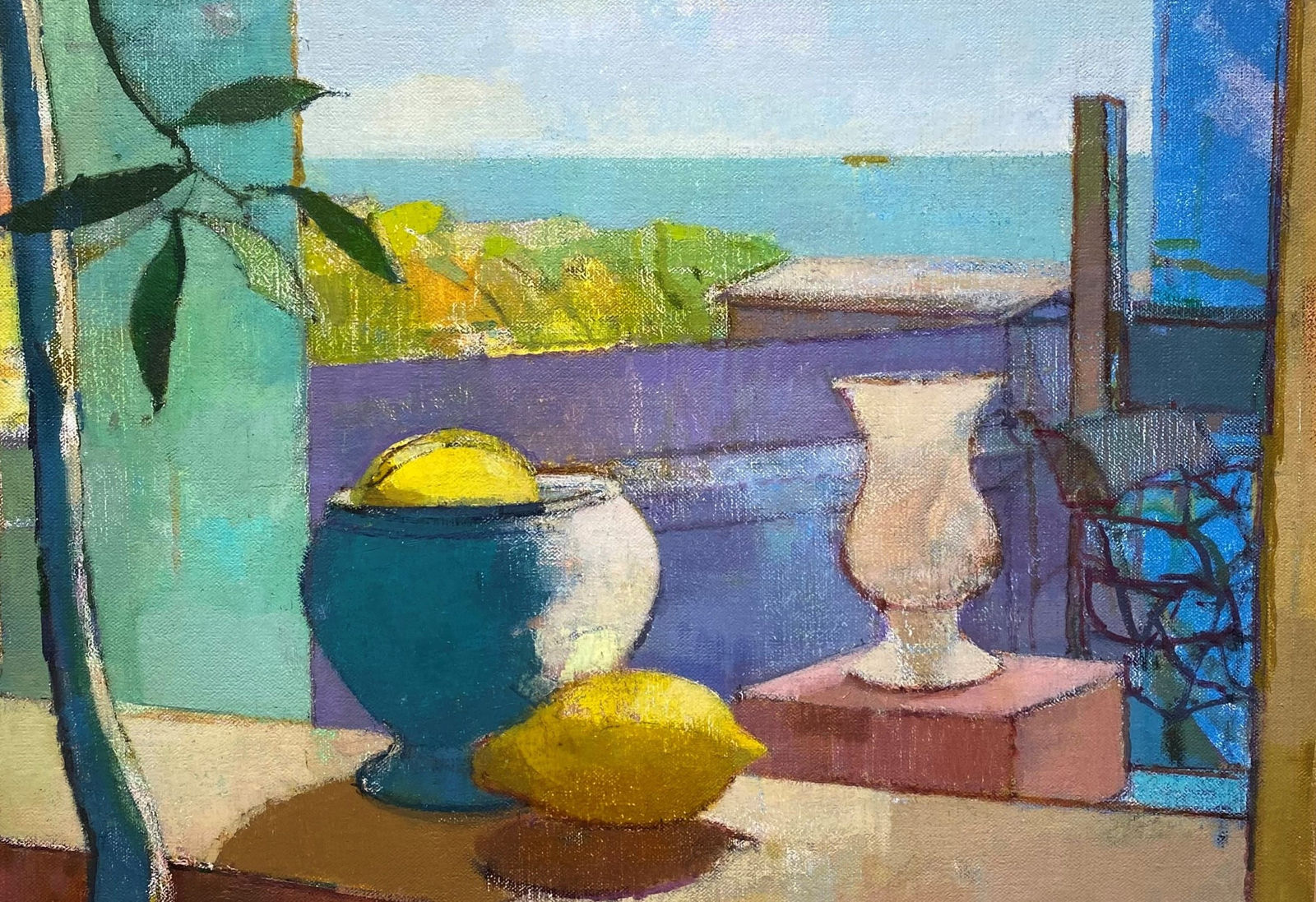 JANE PATTERSON, Lemon and Sea Still life, 2024
