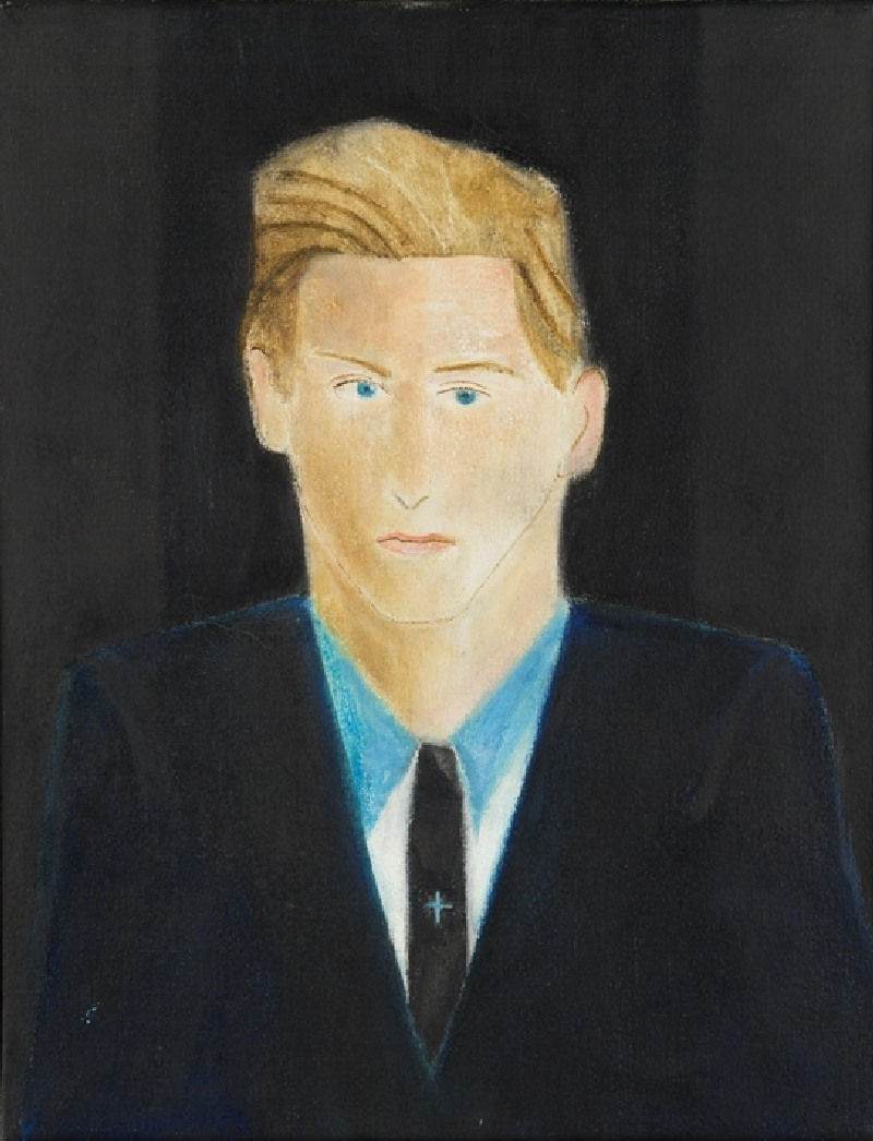 CRAIGIE AITCHISON CBE RA, Portrait of Patrick Conyngham, 1980