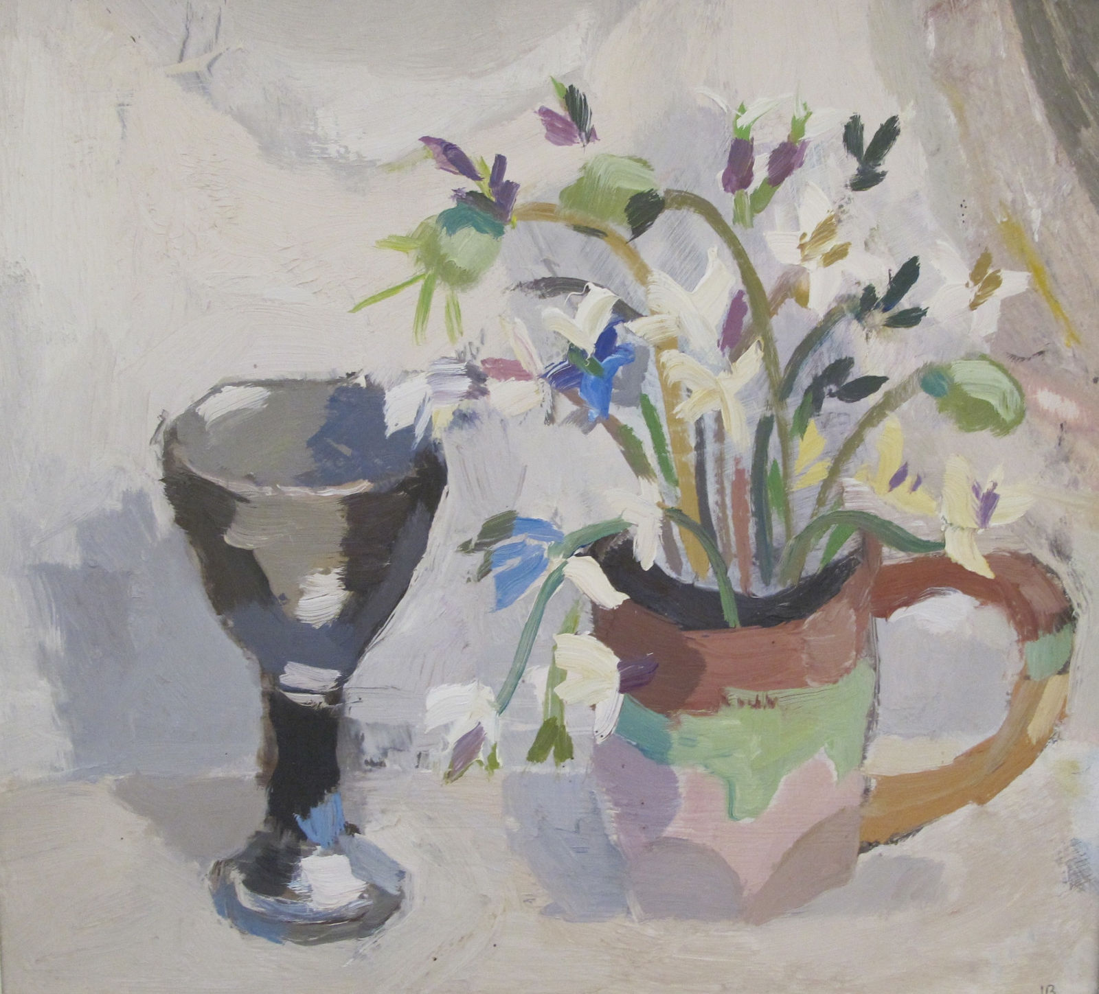 JULIAN BAILEY, Rocket and Poppies in a Handmade Jug