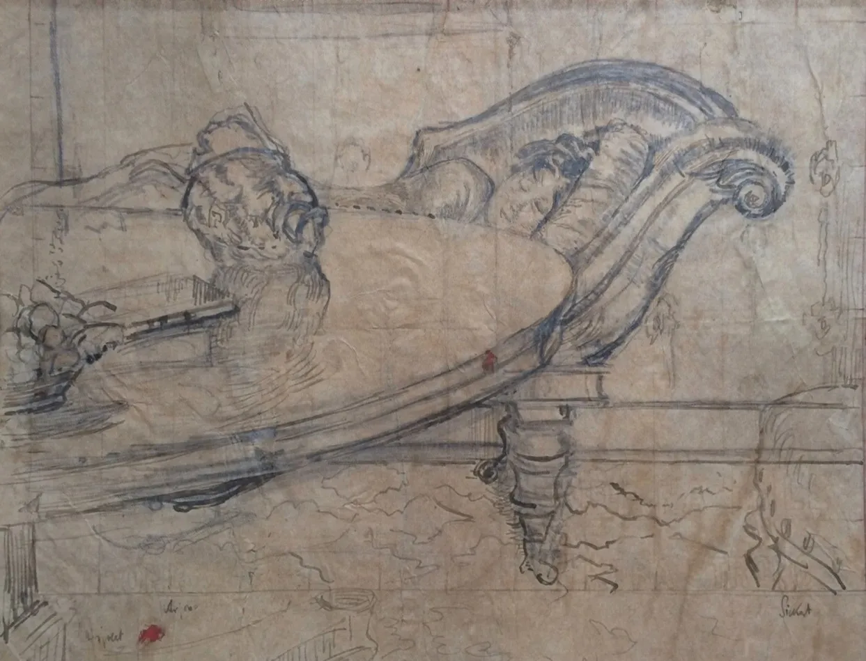 WALTER RICHARD SICKERT, Napoleon III Tabacco Jar