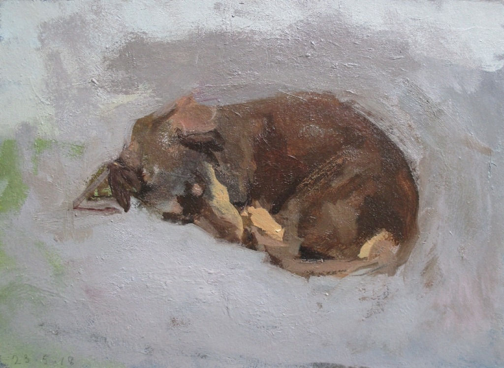 ROBERT DUKES, Marple is Sleeping, 2018