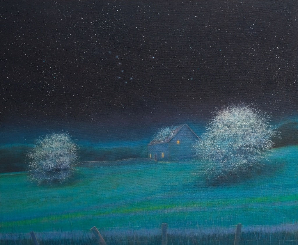 THOMAS LAMB, Shepherds Hut under the Night Sky