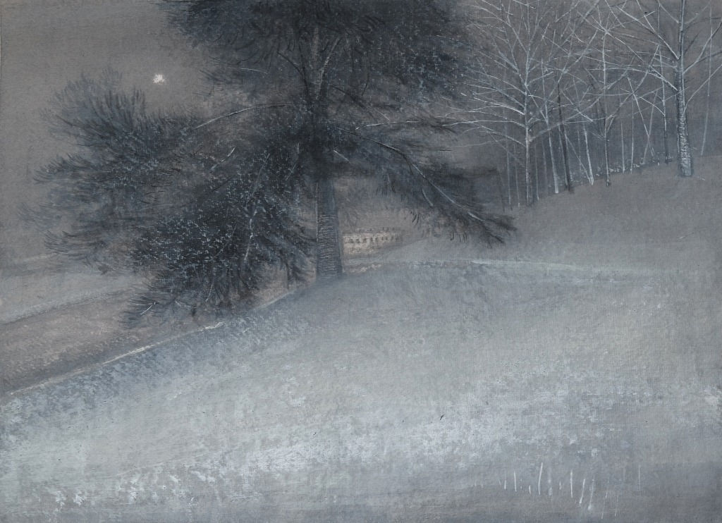 THOMAS LAMB, Evening Light in the Snow, 2018