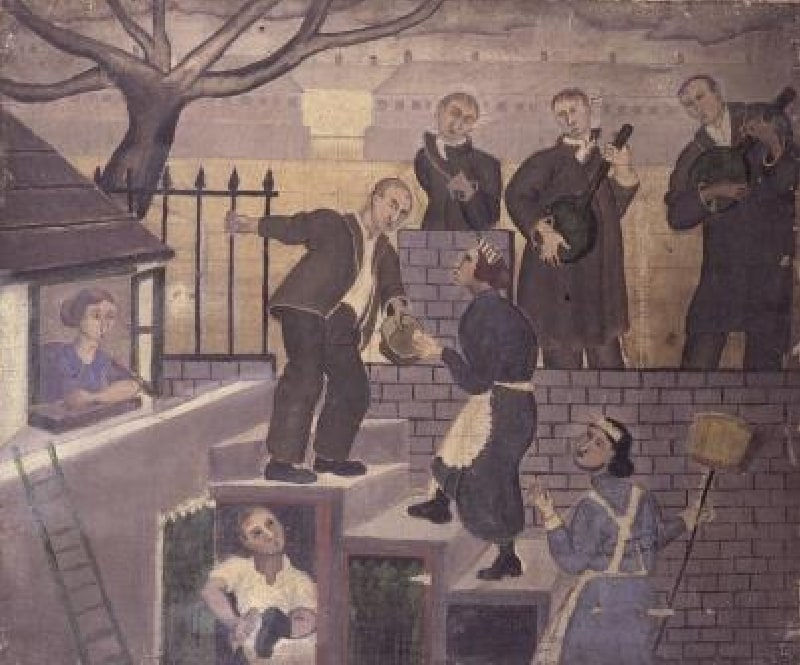 WILLIAM COLDSTREAM CBE, Street Musicians, 1926