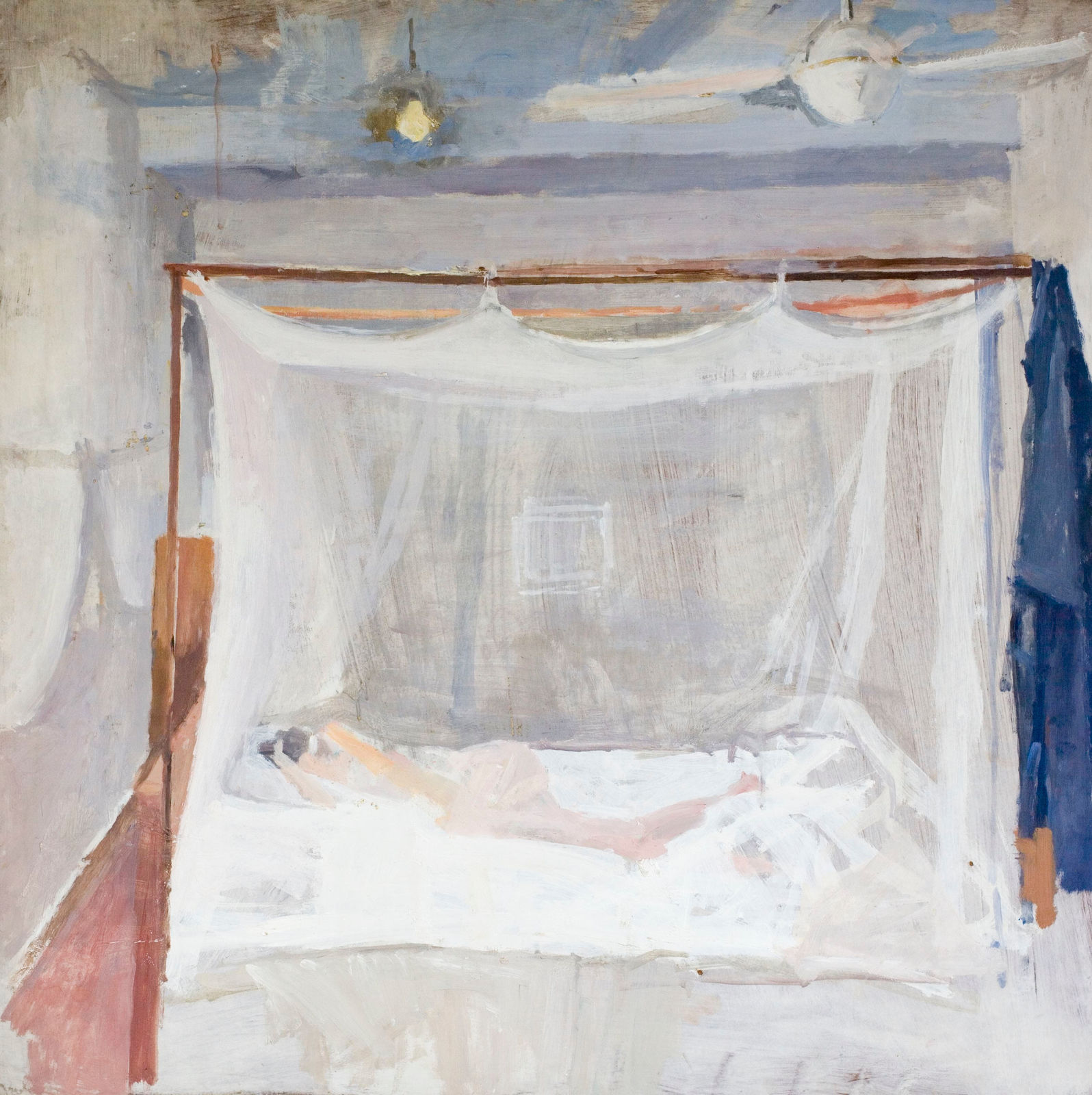 PATRICK GEORGE, June in a Mosquito Net, 1959
