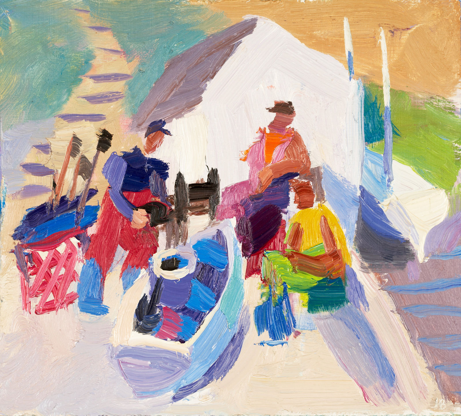 JULIAN BAILEY, Scallop Fishermen, Lulworth