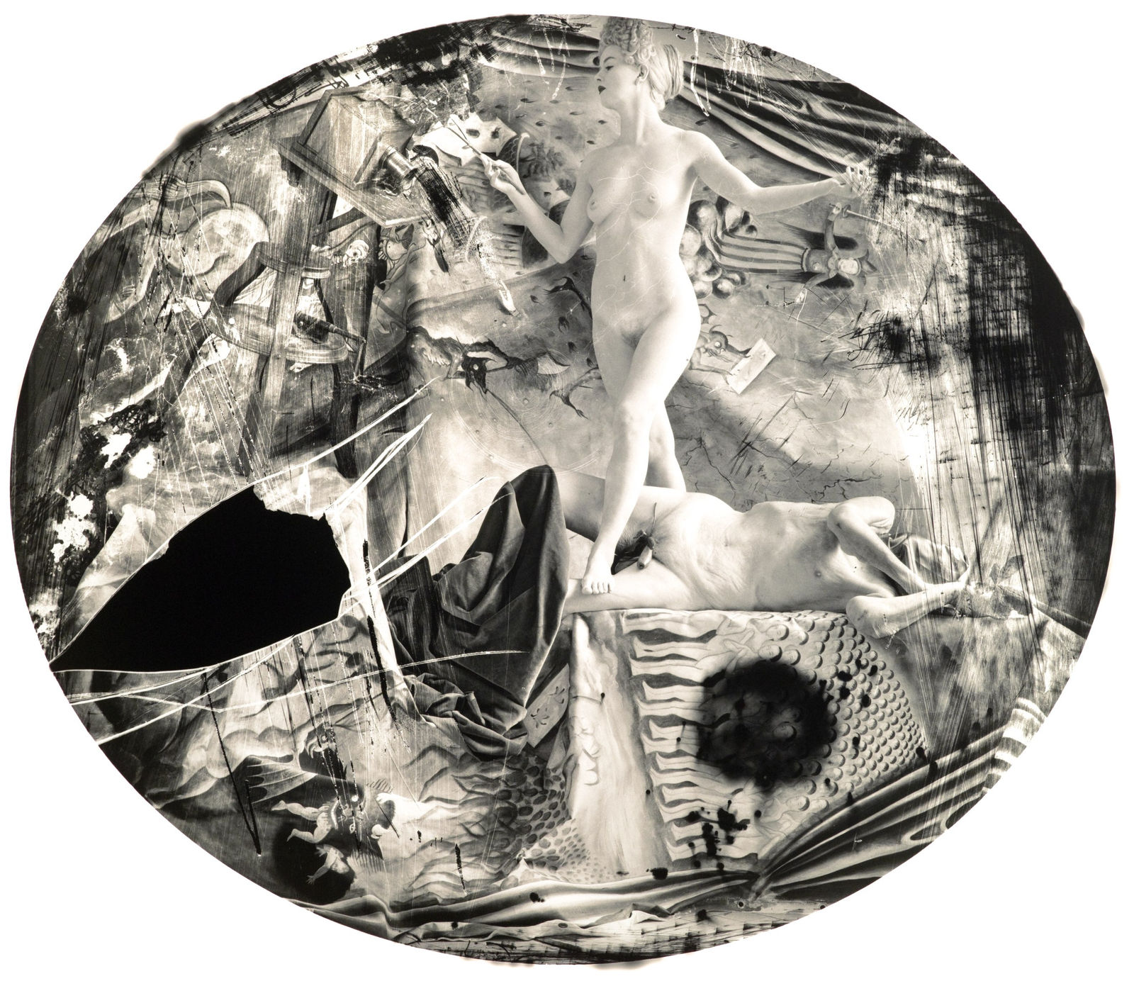 Joel-Peter Witkin, Eve Knighting Daguerre, 2003