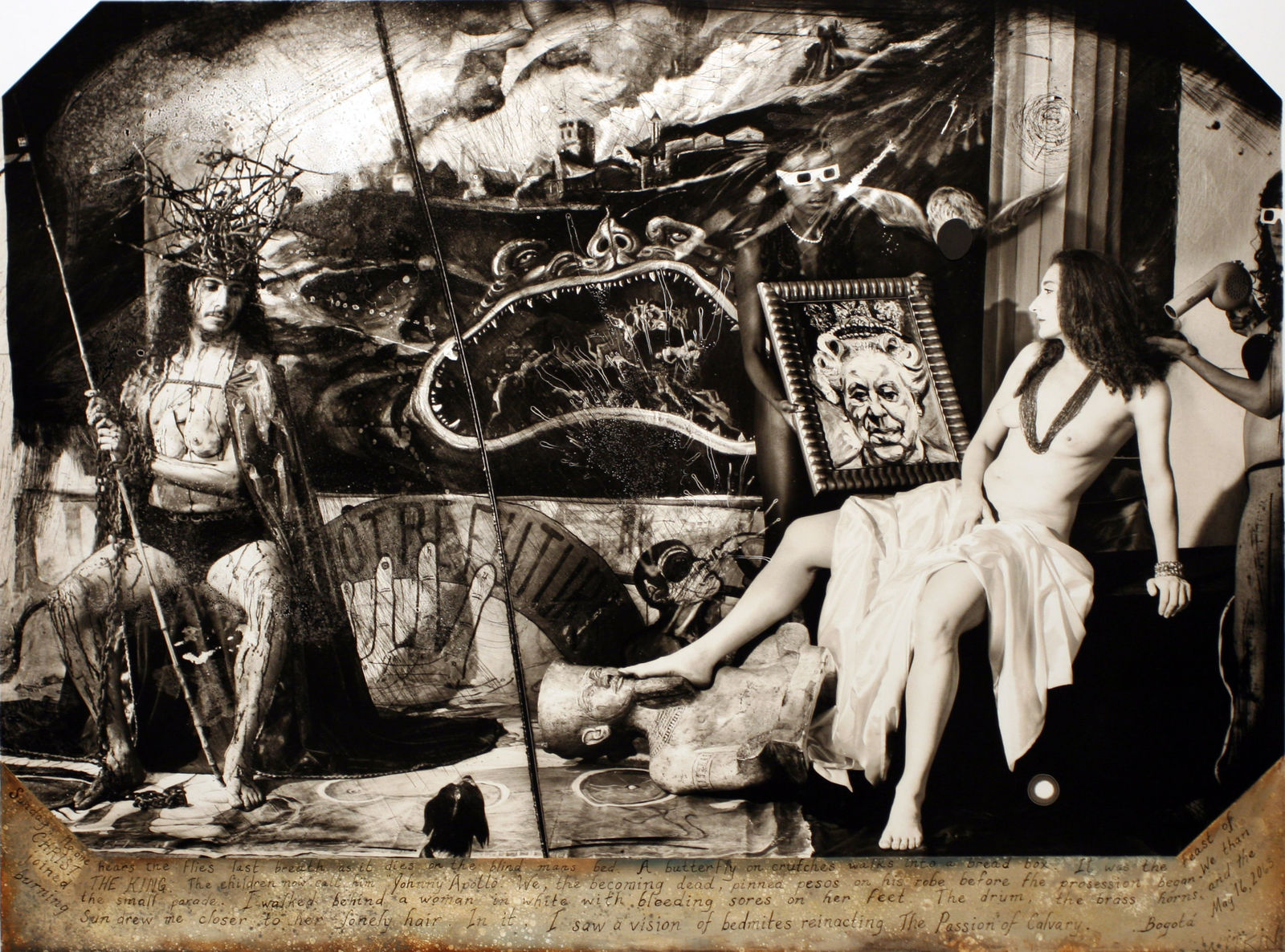 Joel-Peter Witkin, Johnny Apollo and Pilates Wife, Bogota, 2008