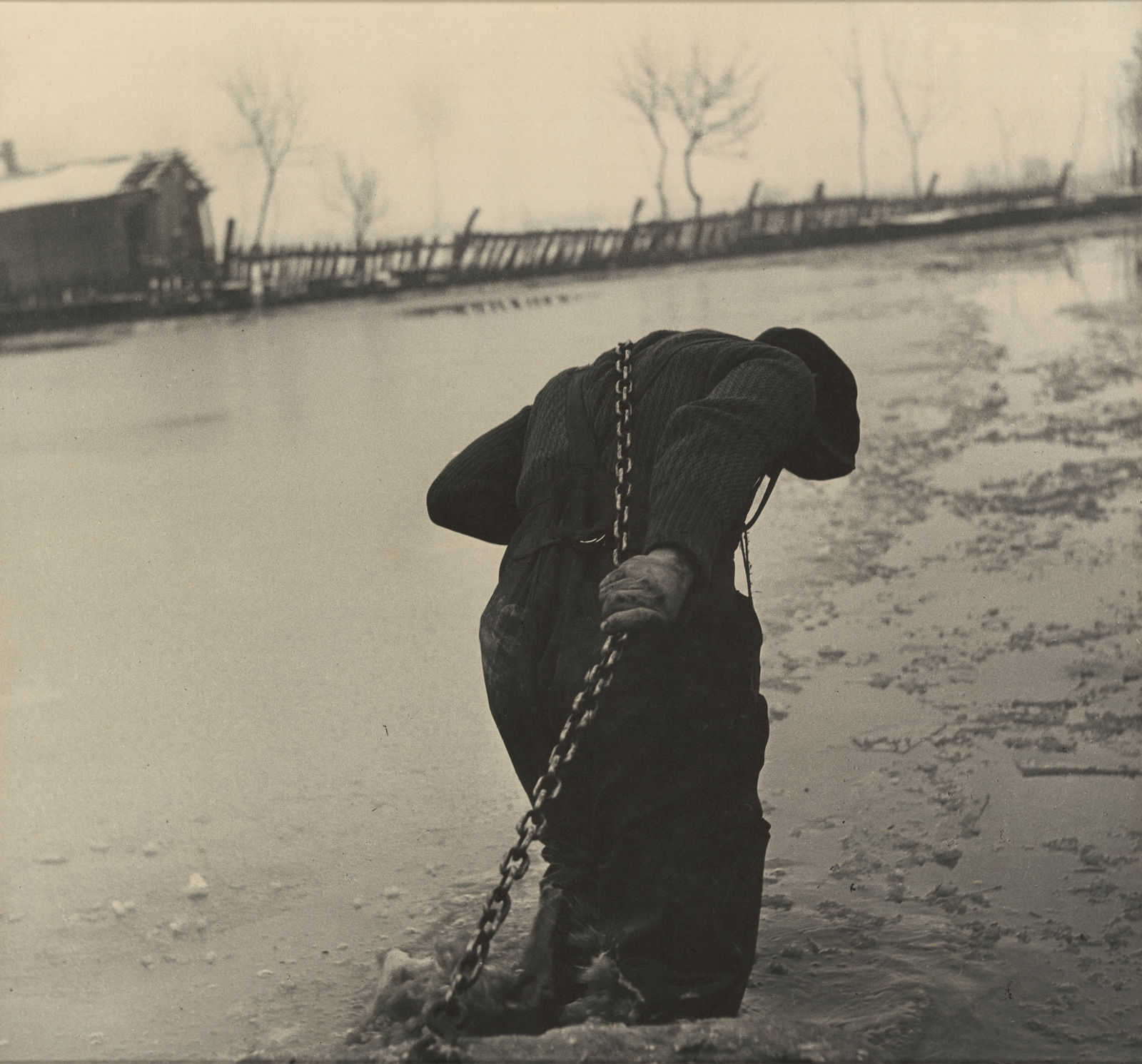 Werner Bischof, Flood of Tisza River, Hungary, 1947