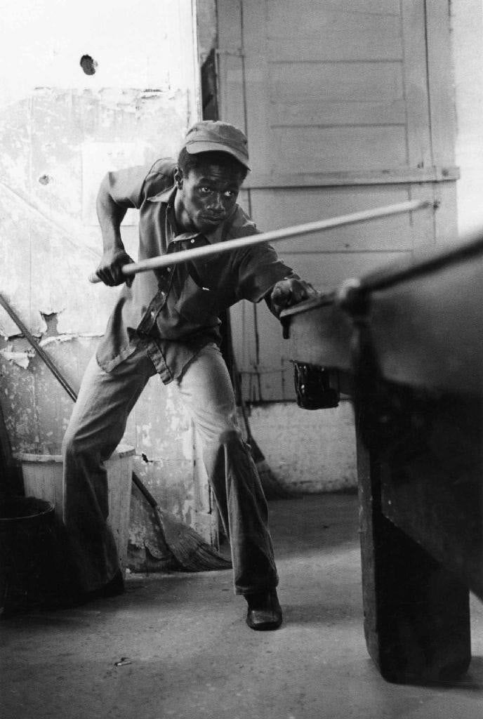 Chester Higgins, Pool Hall, Macon County, Alabama, 1968