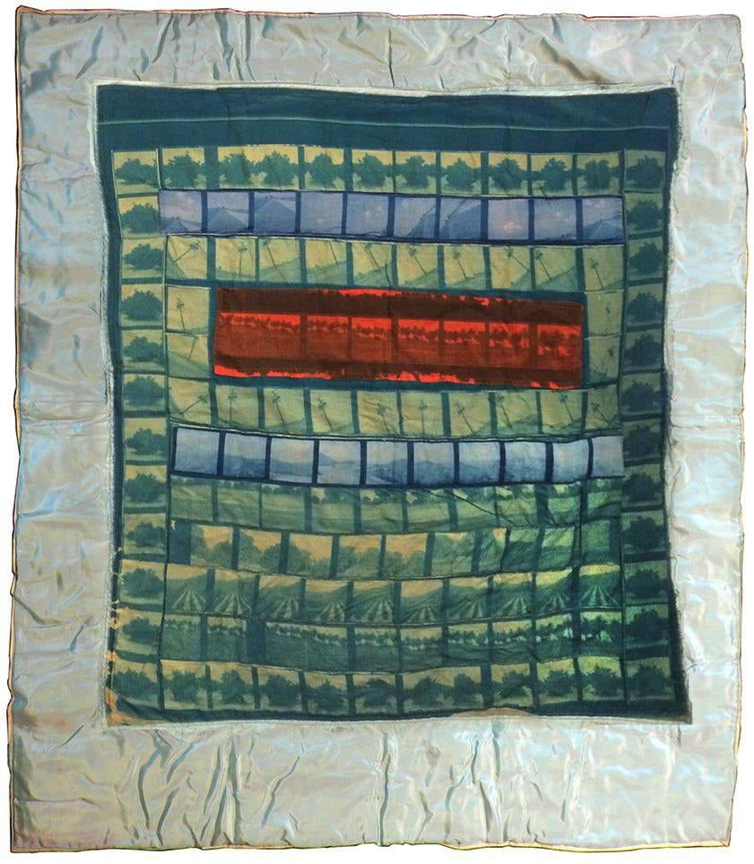 Keith Smith, Orange Grove Baby Quilt, 1970
