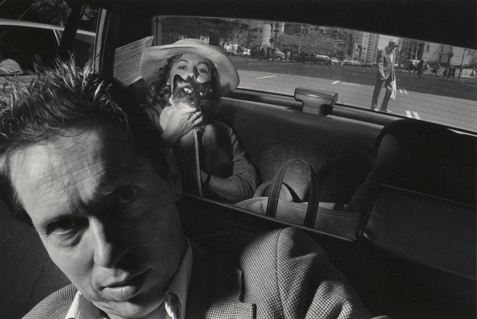 Ryan Weideman, Self-Portrait with Woman with Cat, 1988