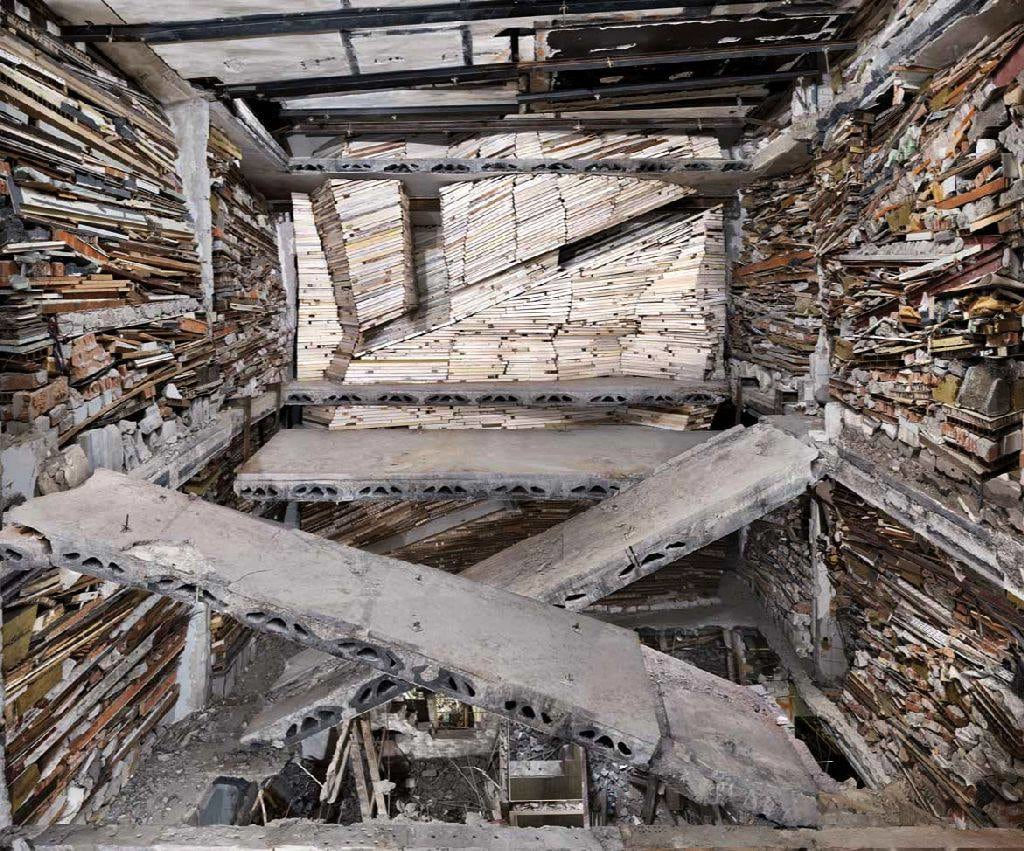 Marjan Teeuwen, Destroyed House Op Noord 1, 2014