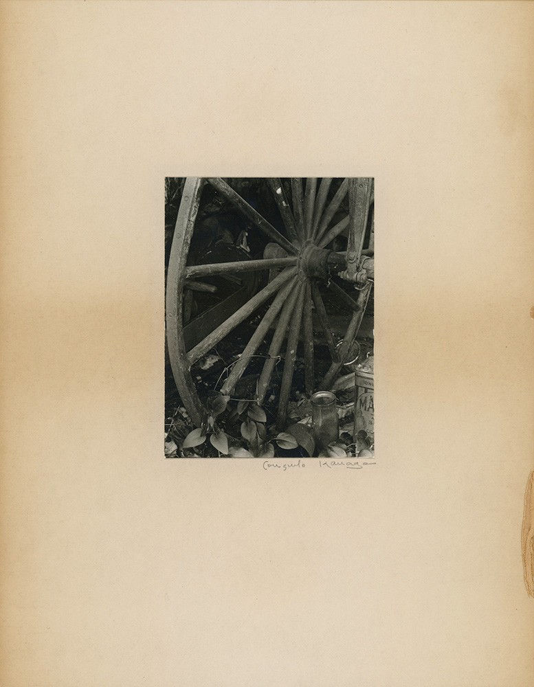 Consuelo Kanaga, Untitled (Wagon Wheel), 1930