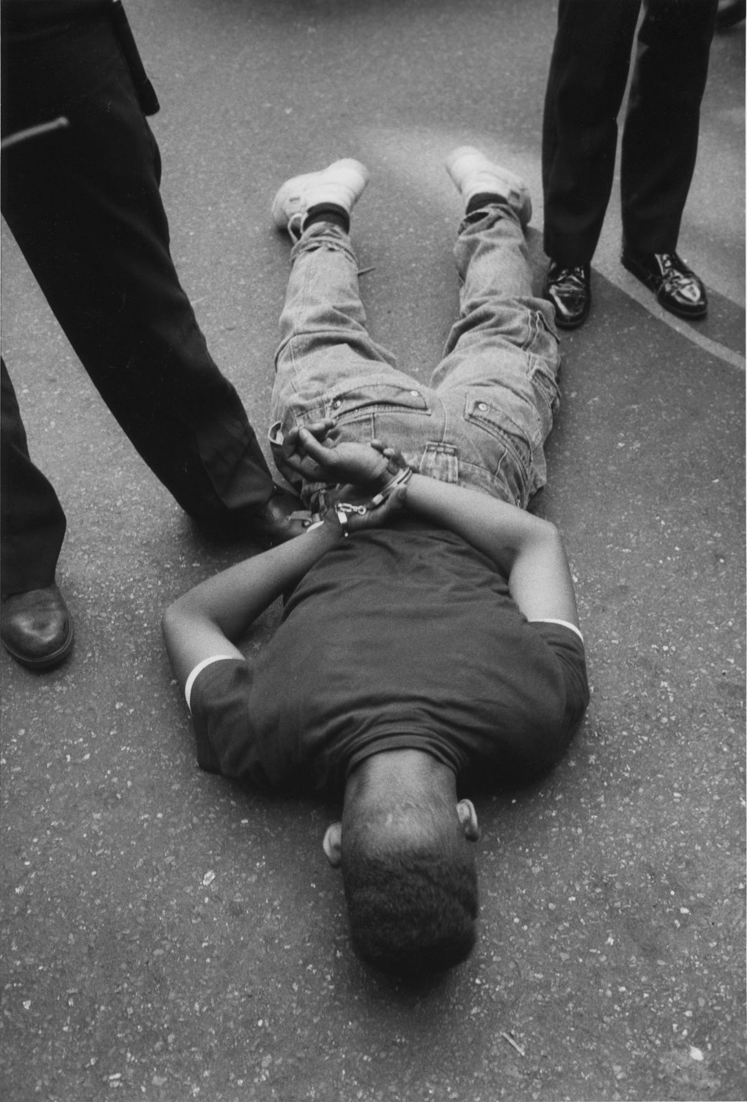 Chester Higgins, Arrest, Manhattan, New York, 1990