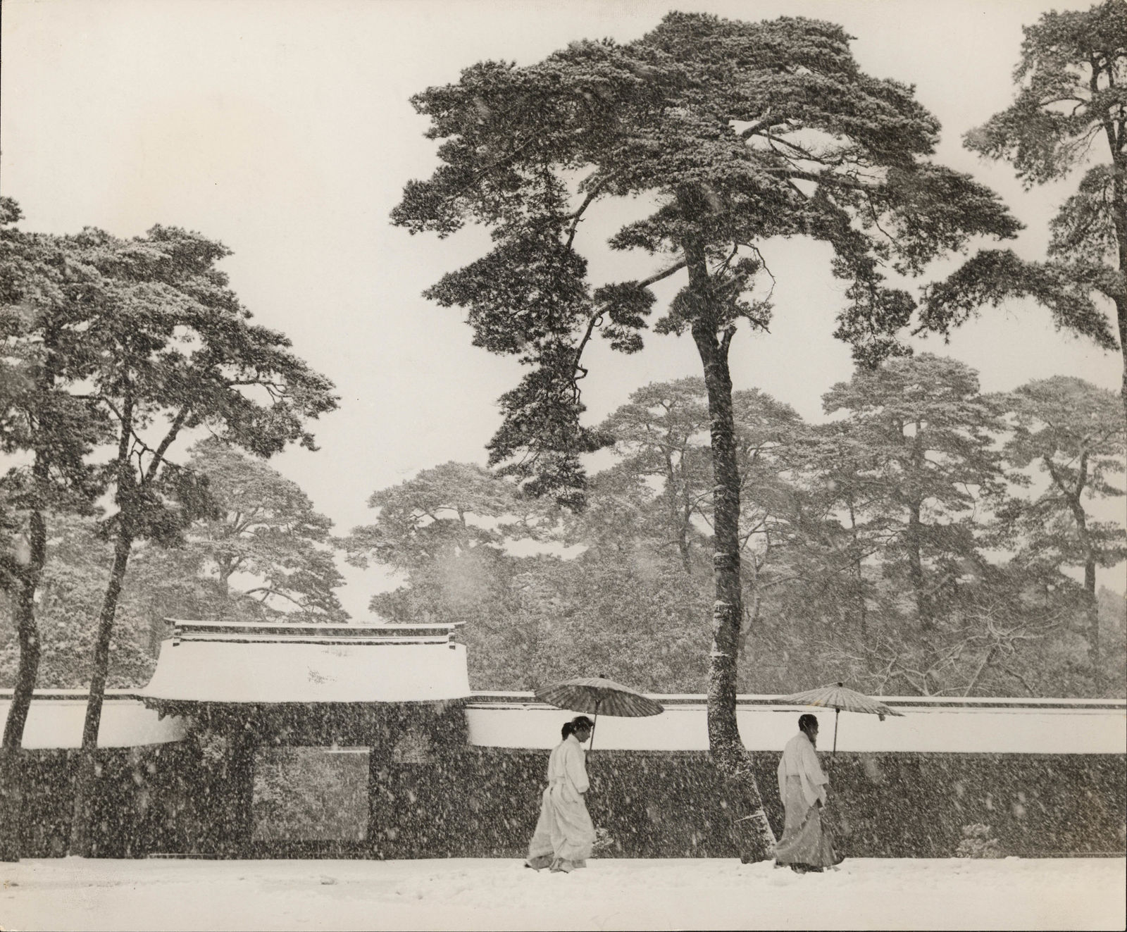 Werner Bischof, Courtyard of the Meiji Shrine, Tokyo, Japan, 1951