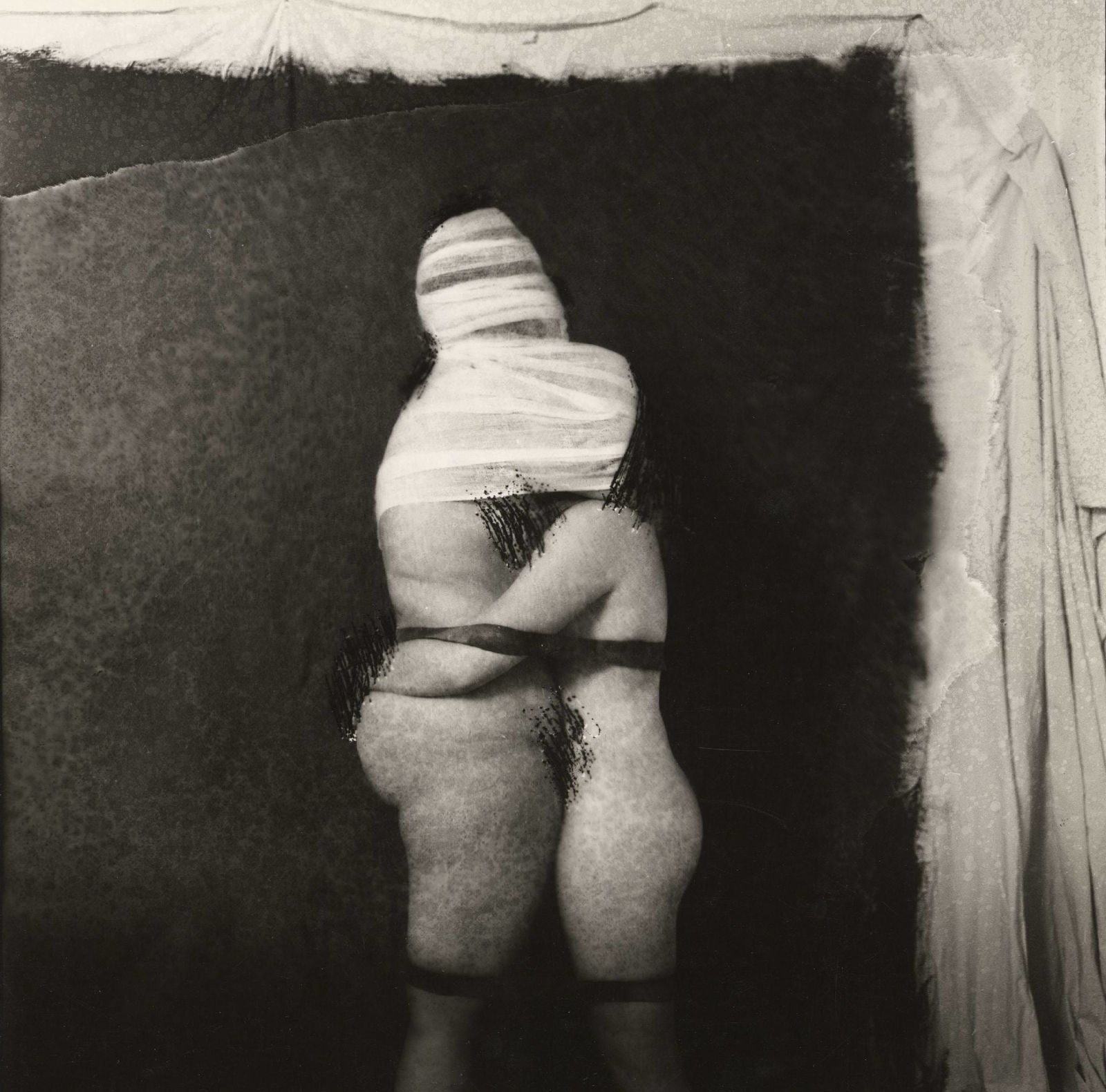 Joel-Peter Witkin, Erotic Dream Series: Two Women Bound #4, 1975