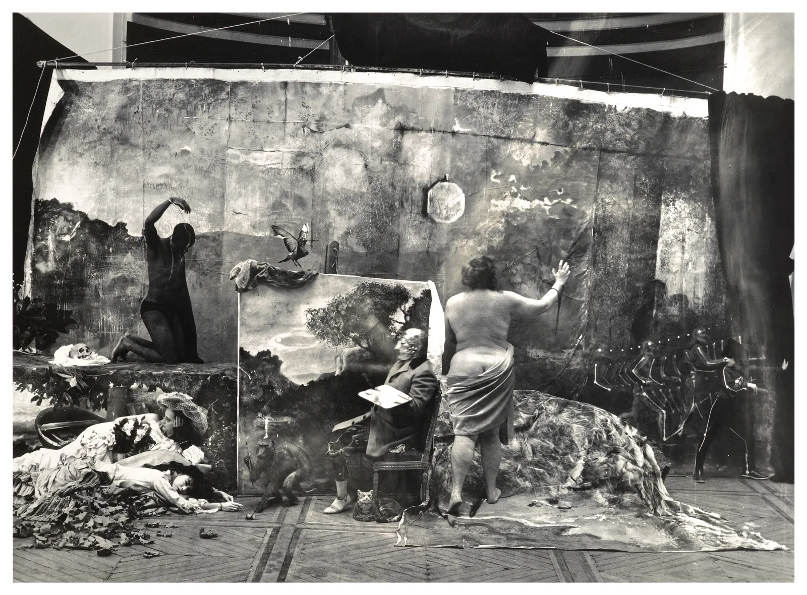 Joel-Peter Witkin, Studio of the Painter, 1990