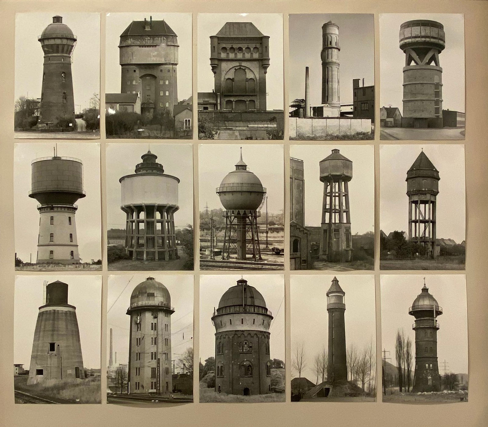 Bernd and Hilla Becher, Water Towers, 1959-1969