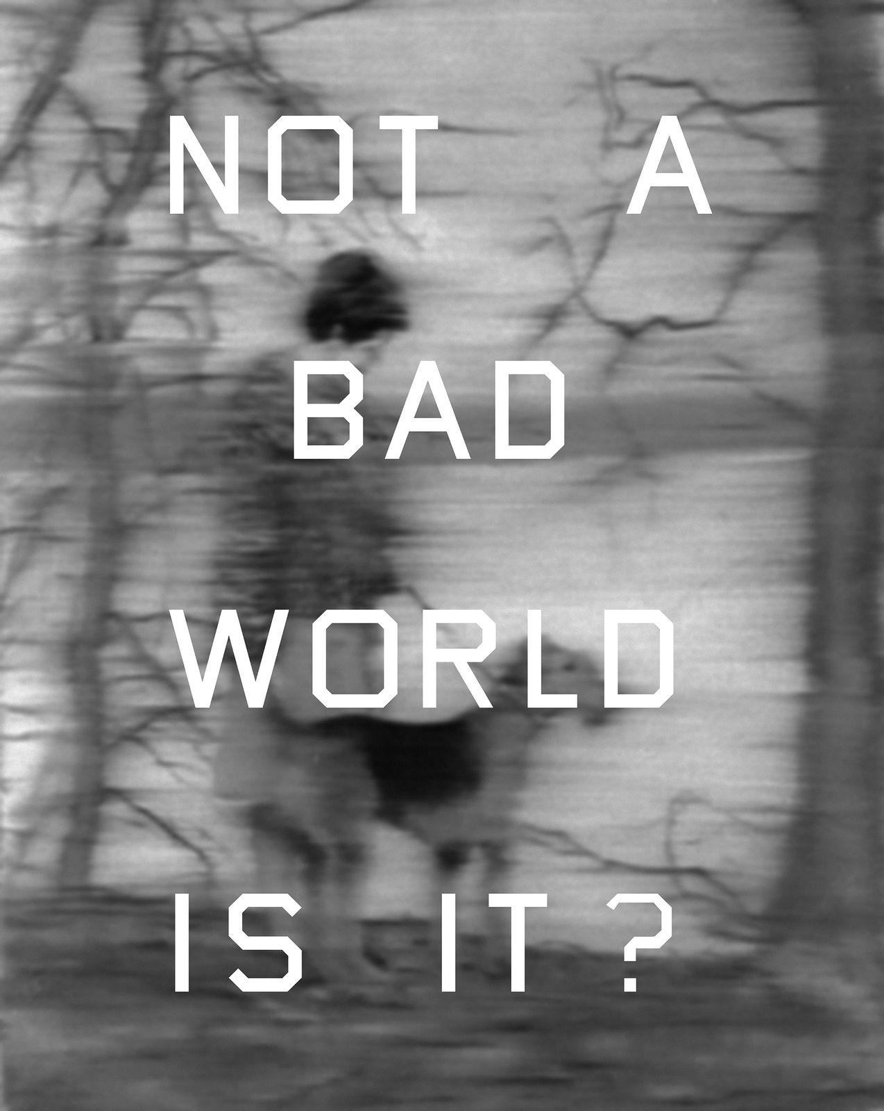 Mishka Henner, Frau mit Hund am See, 1967 + Not A Bad World Is It 1984 (from Richtered), 2022
