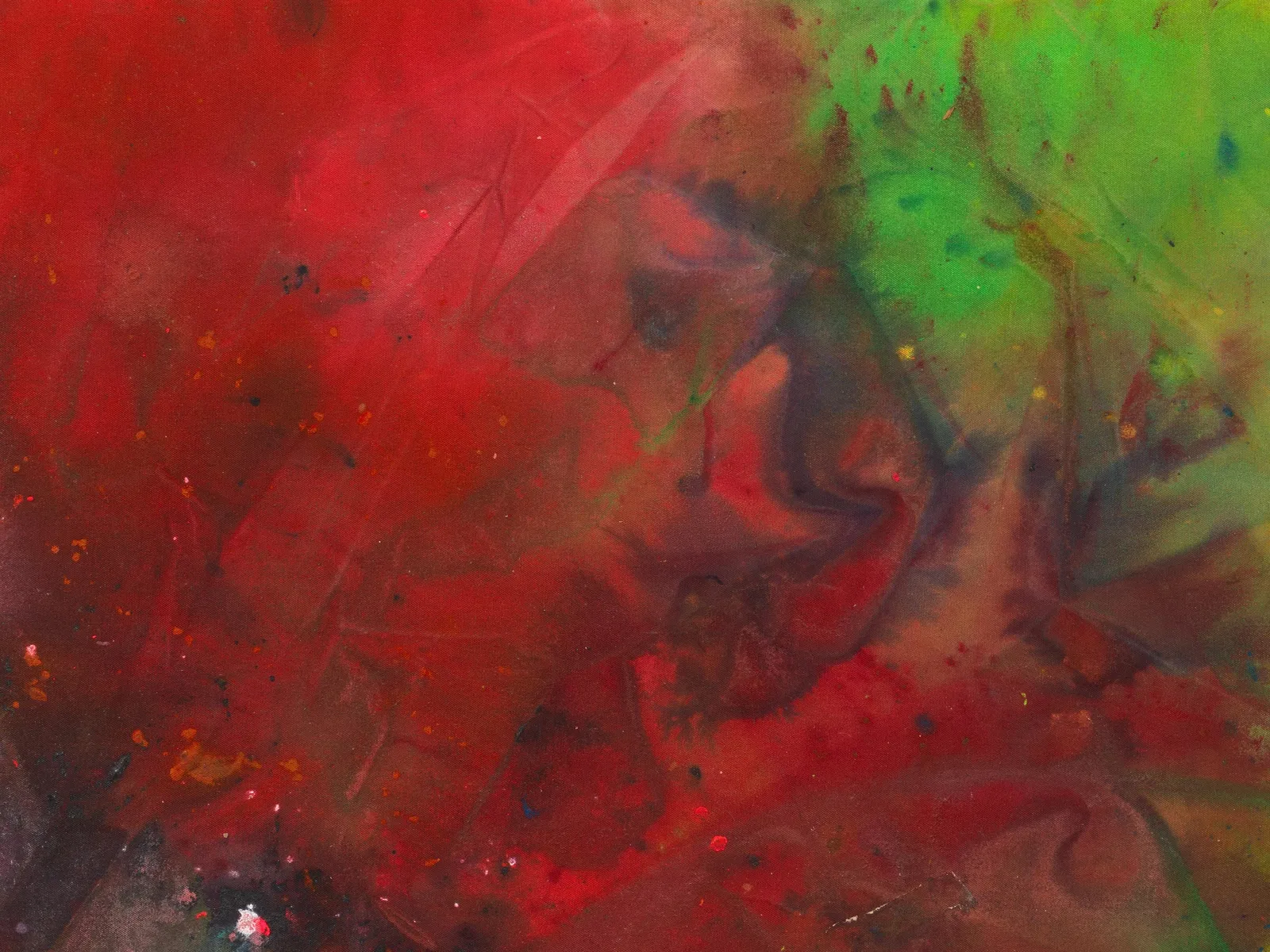 Sam Gilliam, JACKIE'S IN, 1972