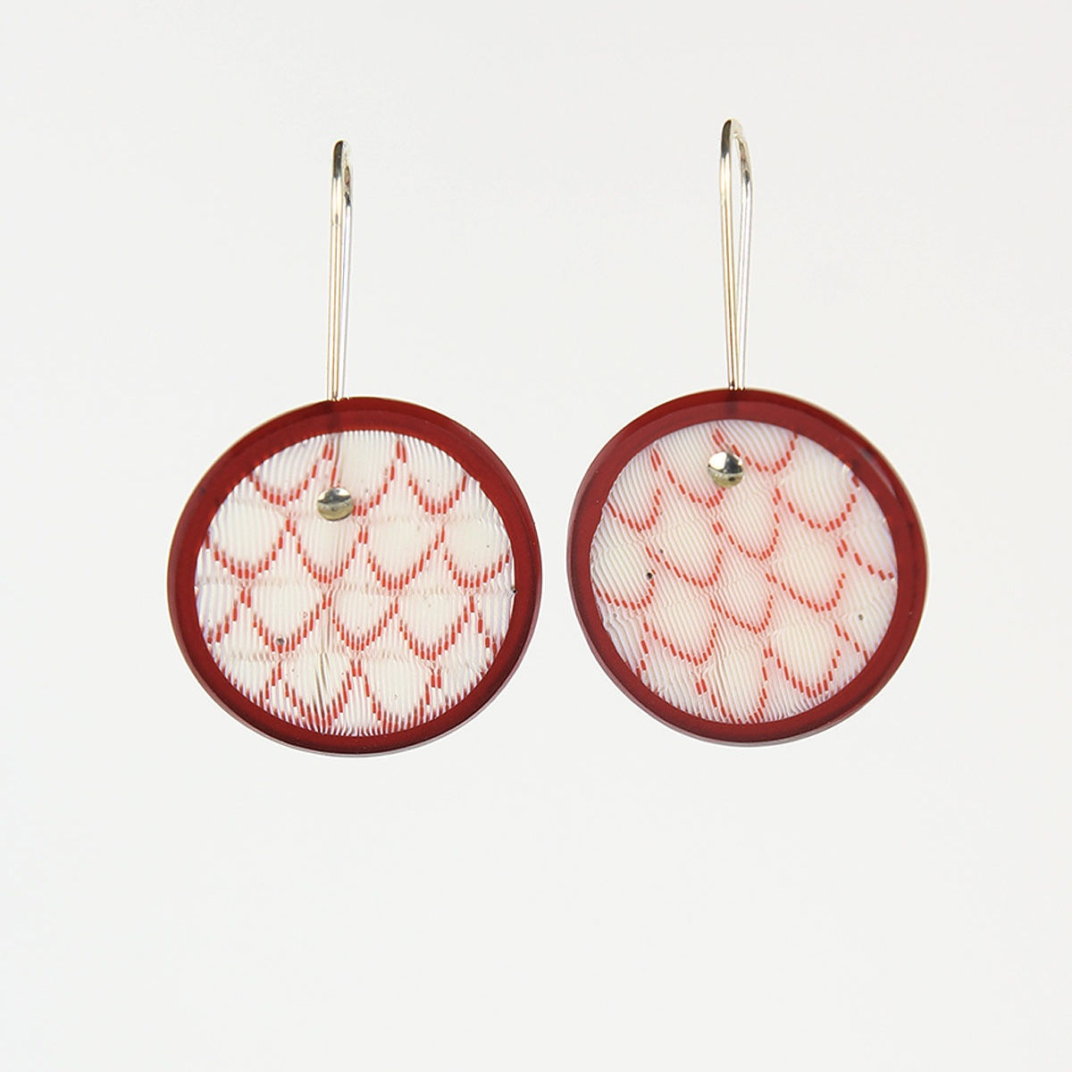 Fish Scale Slice Earrings