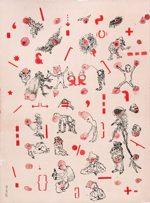 Nalini Malani, Exile - Dreams - Longing, 2020, 2021