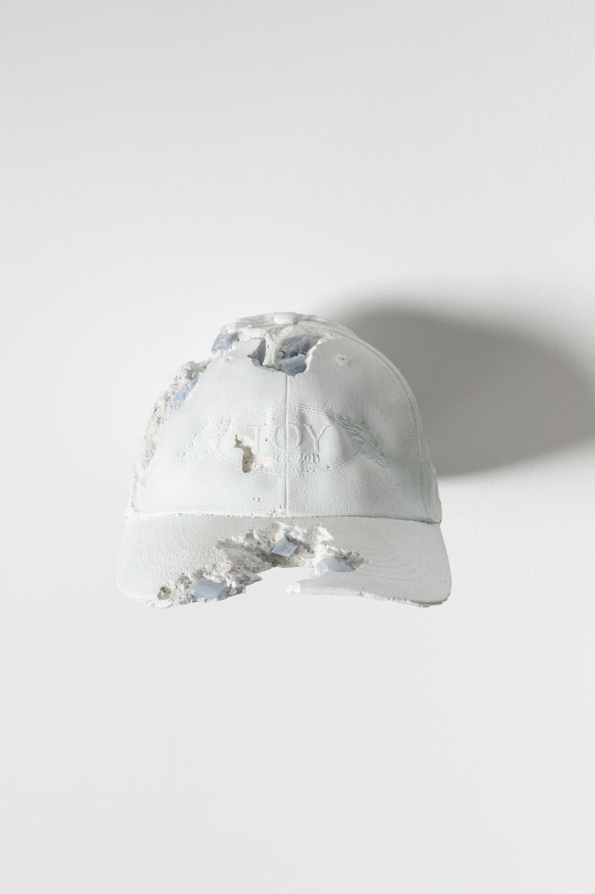 Daniel Arsham, Blue Calcite TOY Hat, 2019