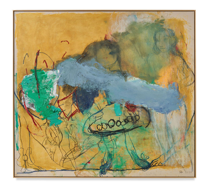 Rita Ackermann, Mama, Tanks and Queens, 2020