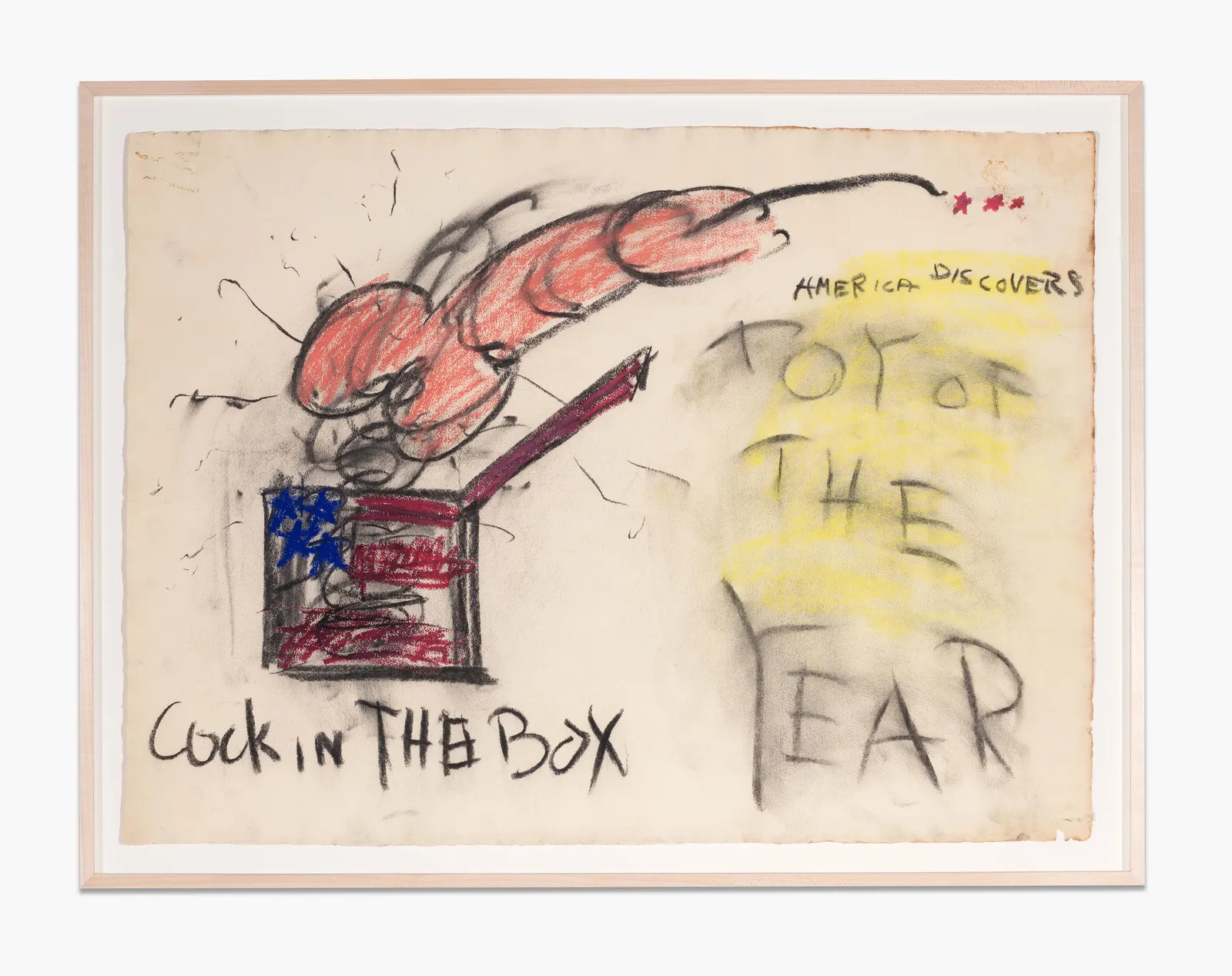 Judith Bernstein, Cock in the Box, 1967