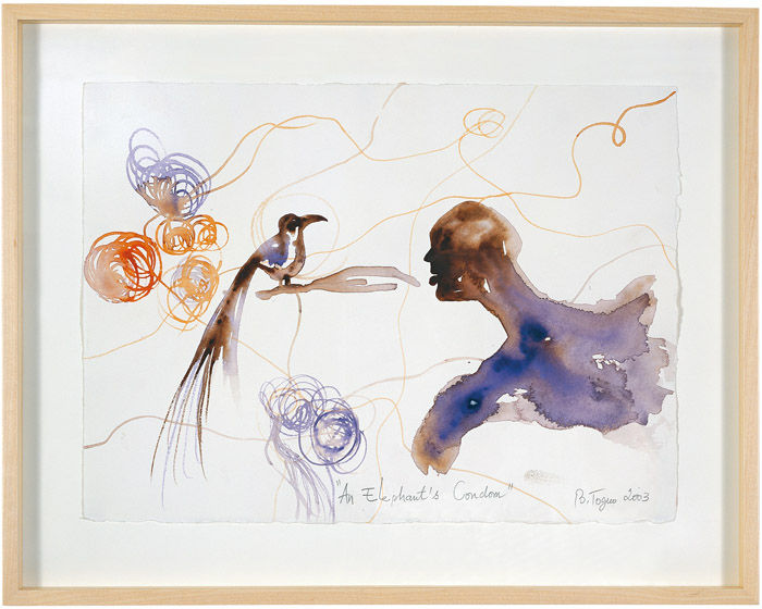 Barthélémy Toguo, An Elephant's Condom, 2003