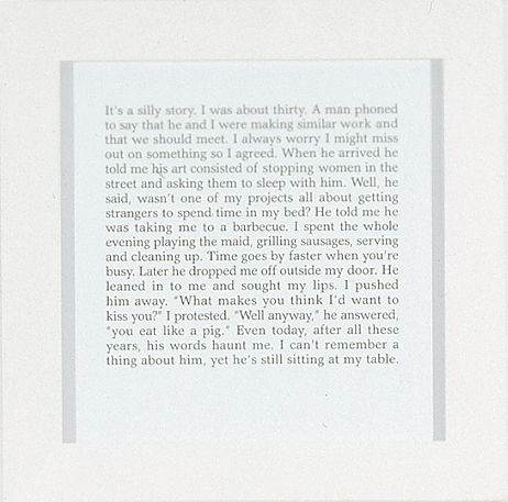 Sophie Calle, Pig (from the series 'Les Autobiographies'), 1988/2001