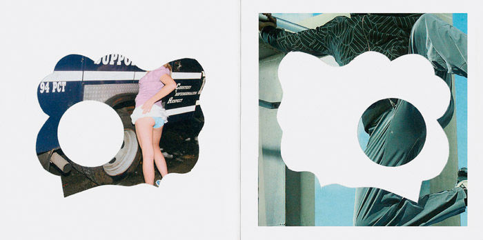 Muhanned Cader, Untitled, collage notebook, 2008