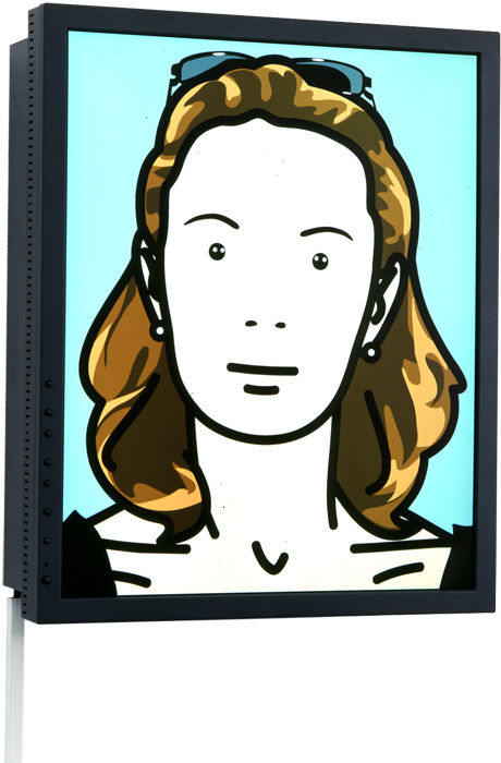 Julian Opie, This is Monique (Computer Animation), 2004