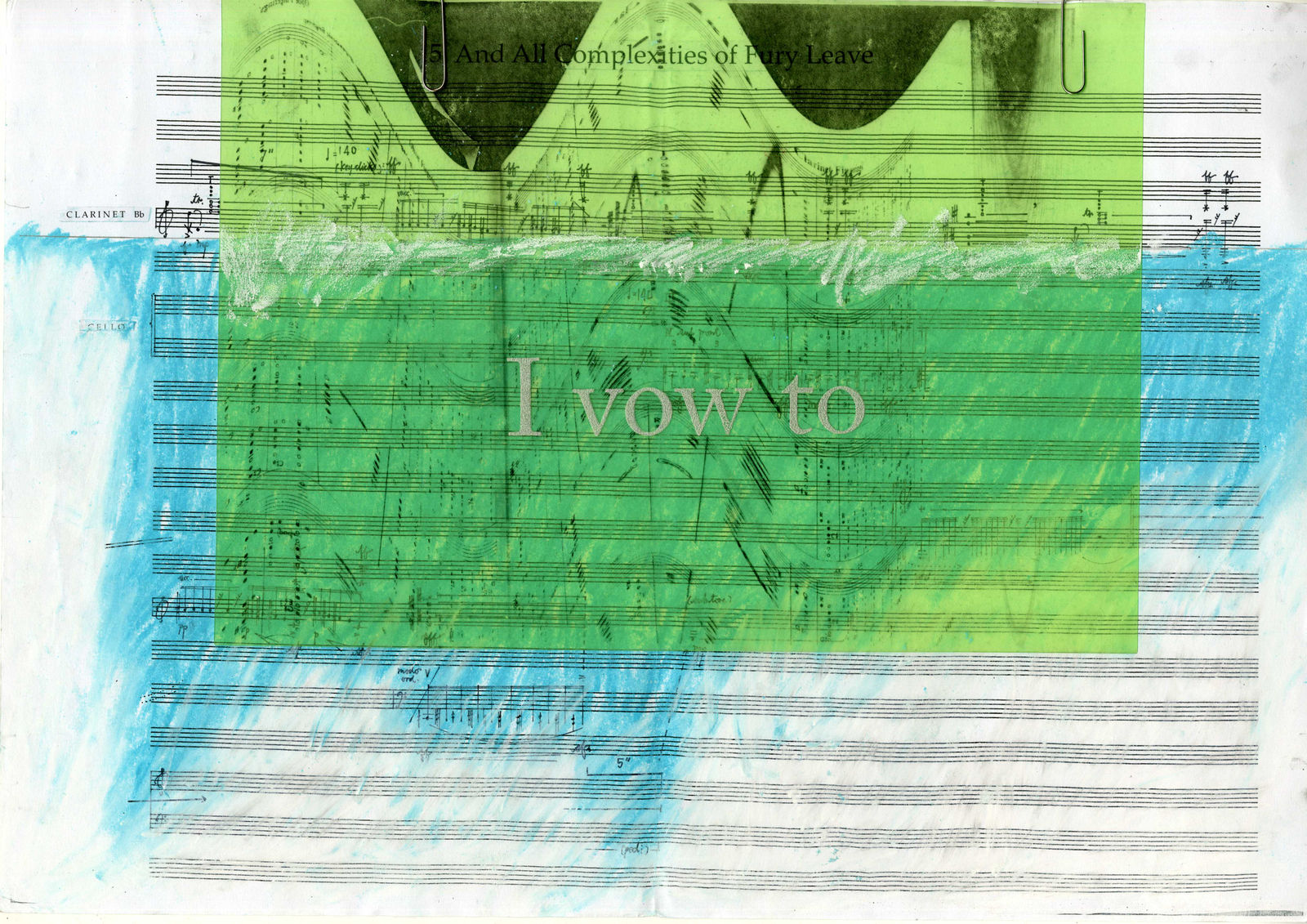 Samson Young, To Fanon (That Dolphin-torn, that gong tarmented sea), 2016