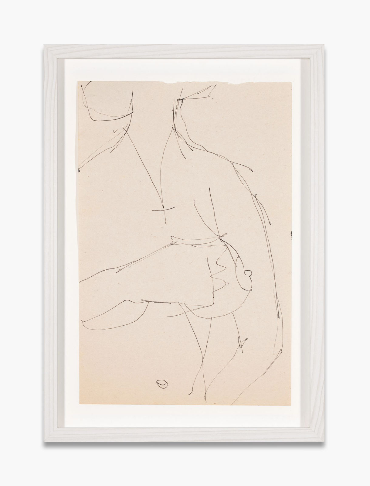 Heidi Bucher, Nude Self Portrait, 1954